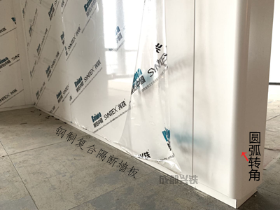 名揚辦公室設(shè)計，辦公室鋼制隔斷復(fù)合墻板與全景鋼質(zhì)門